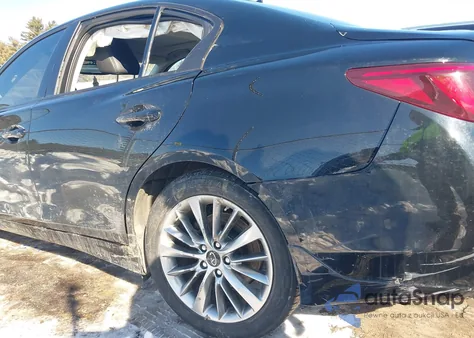 2020 Infiniti Q50 Luxe Awd z USA, uszkodzony, nr VIN JN1EV7AR8LM252690